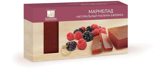  Мармелад пластовый 210г МАЛИНА-ЕЖЕВИКА в Георгиевске