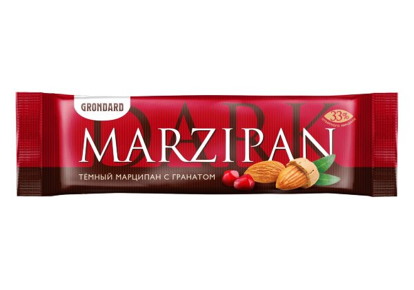 №1 TM Grondard     (10973) Батончики глазированные Марципановые ГРАНАТ, (24шт по 50г)       в Георгиевске