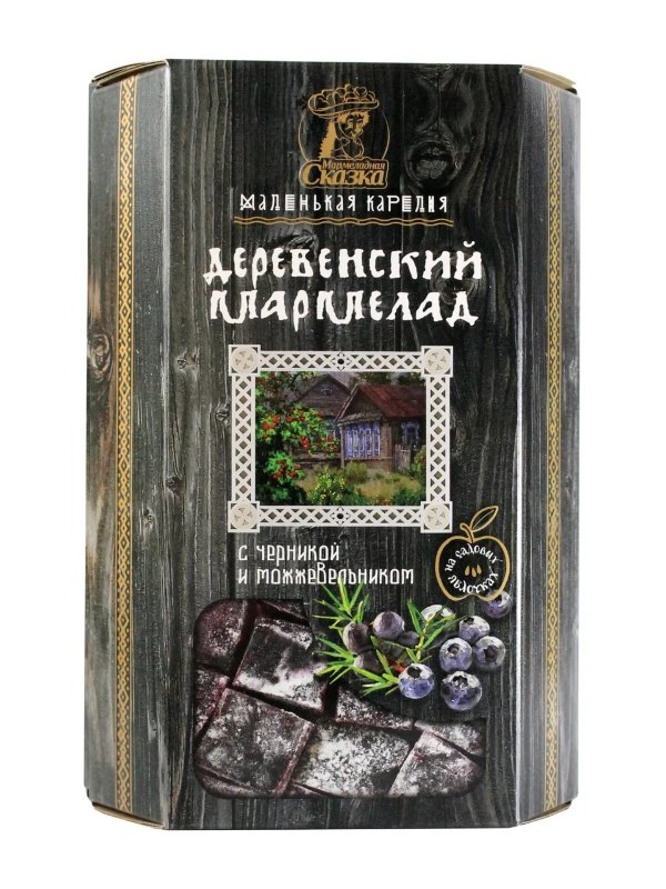 №2 Мармелад деревенский "С черникой и можжевельником" 300г в Георгиевске